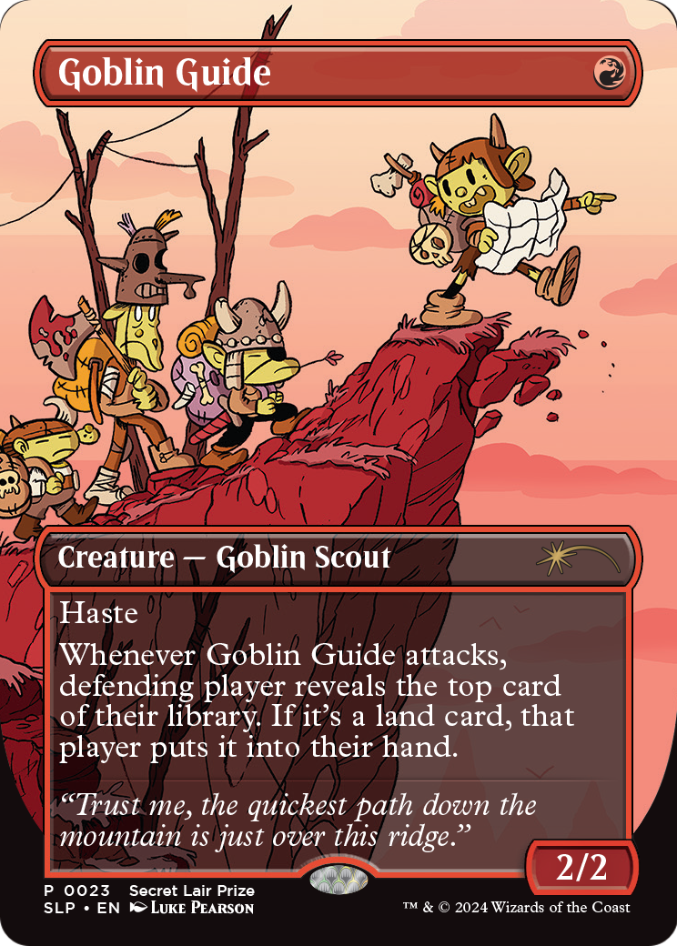 Goblin Guide (SLP-023) - Secret Lair Showdown (Borderless) Foil