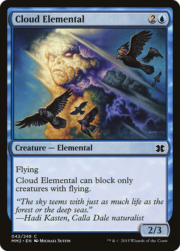 Cloud Elemental (MM2-042) - Modern Masters 2015 Foil