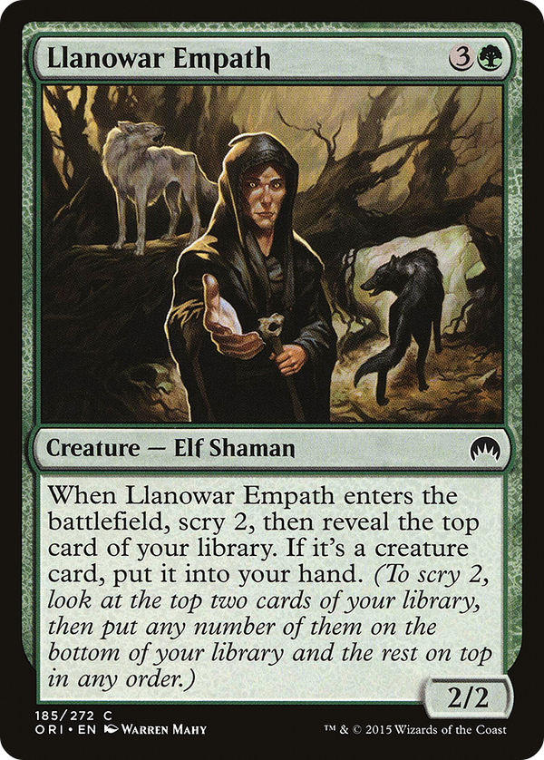 Llanowar Empath (ORI-185) - Magic Origins Foil