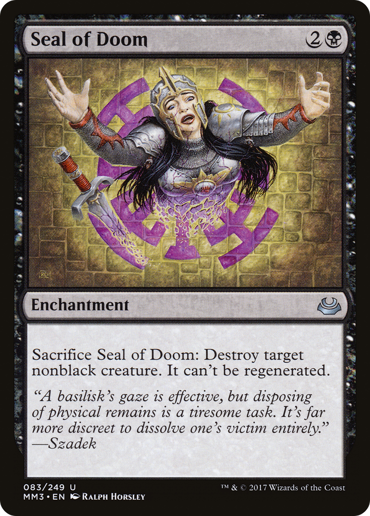 Seal of Doom (MM3-083) - Modern Masters 2017