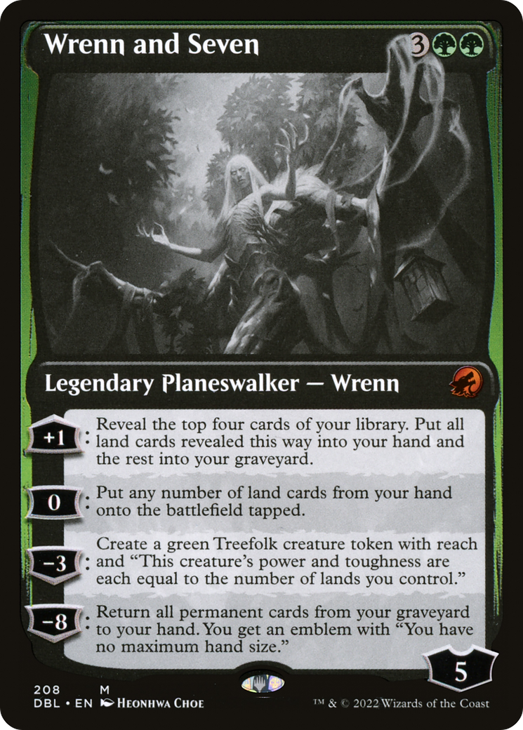 Wrenn and Seven (DBL-208) - Innistrad: Double Feature Foil