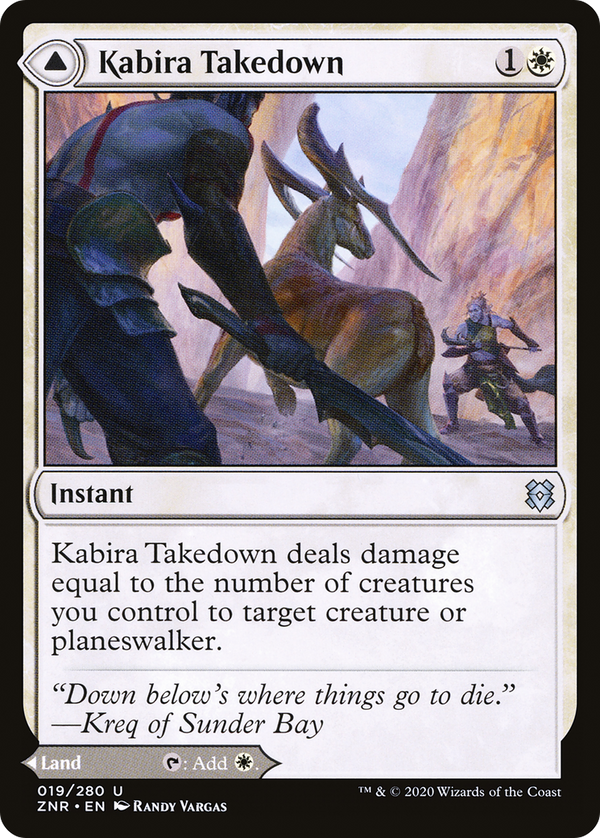 Kabira Takedown (ZNR-019) - Zendikar Rising Foil