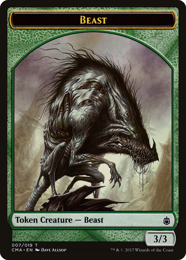 Beast Token (007) (CMA-007) - Commander Anthology Tokens