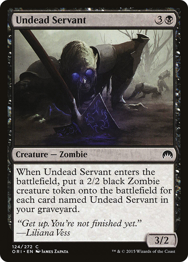 Undead Servant (ORI-124) - Magic Origins Foil