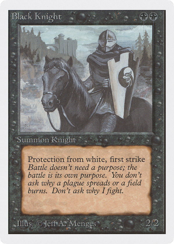 Black Knight (2ED-) - Unlimited Edition