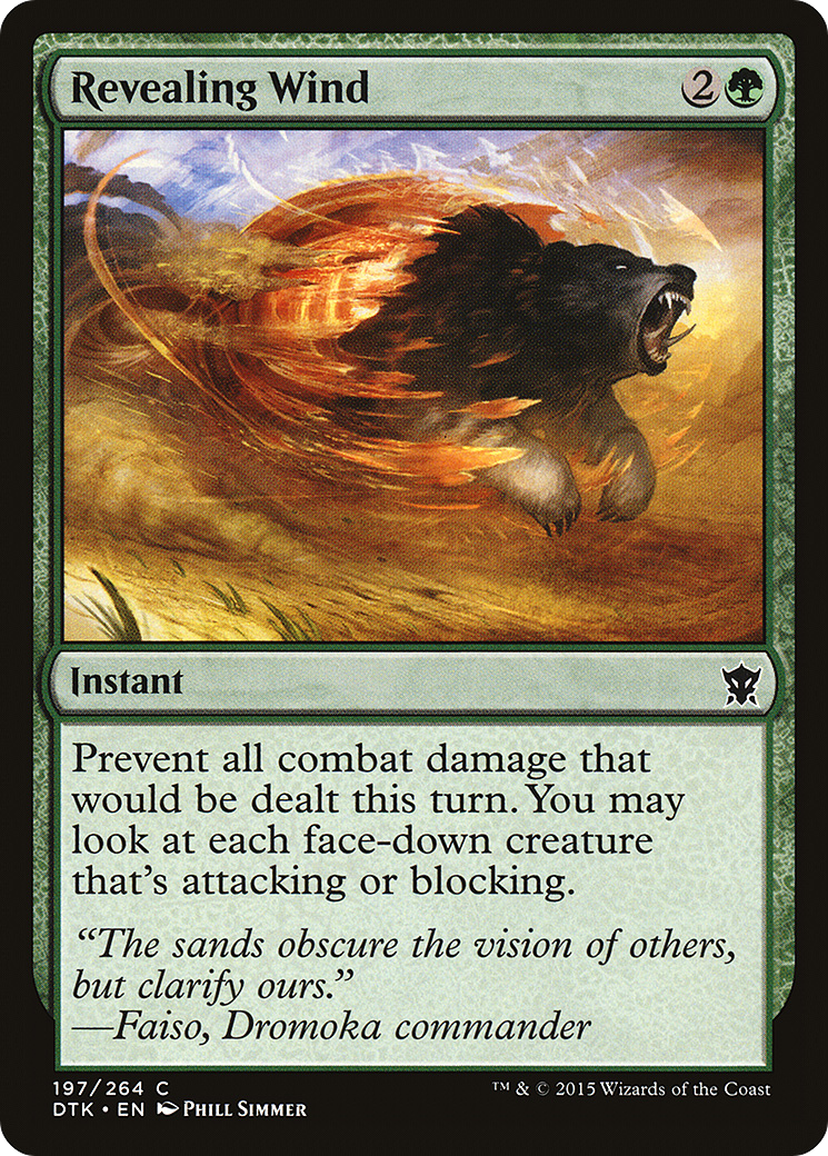Revealing Wind (DTK-197) - Dragons of Tarkir Foil