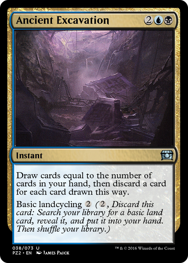 Ancient Excavation (PZ2-038) - Treasure Chest Foil