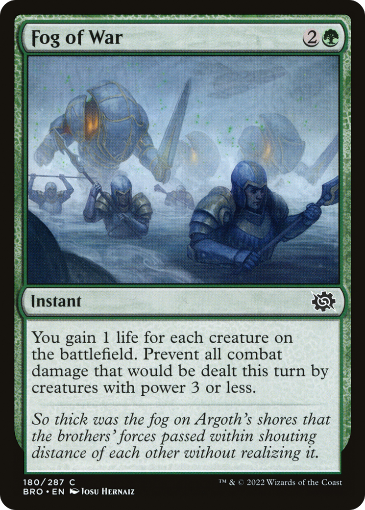 Fog of War (BRO-180) - The Brothers' War Foil