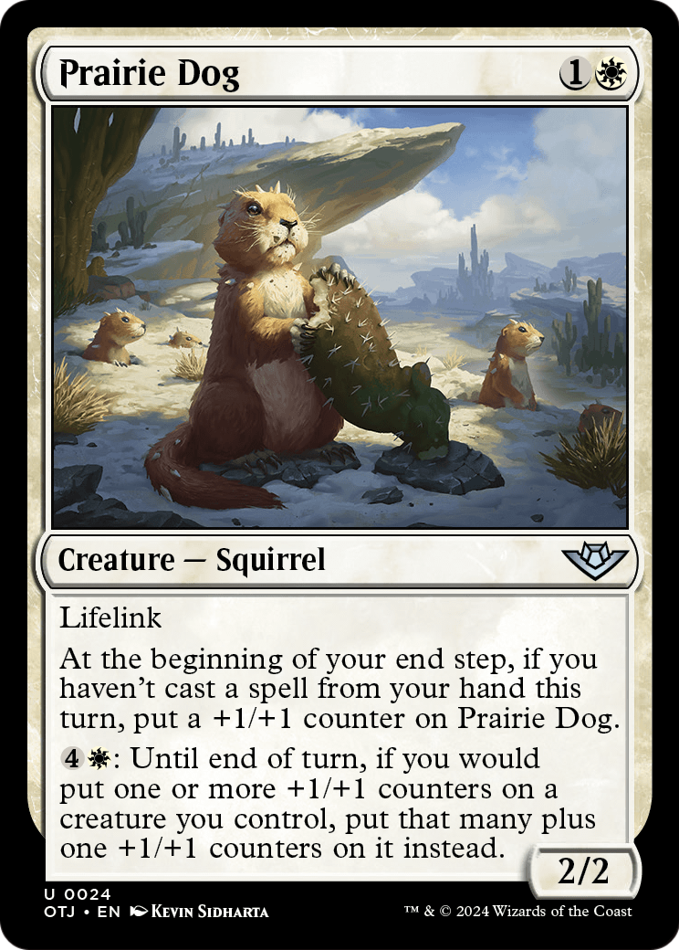 Prairie Dog (OTJ-024) - Outlaws of Thunder Junction Foil