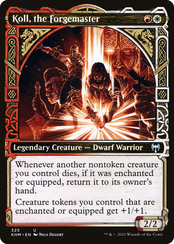 Koll, the Forgemaster (Showcase) (KHM-325) - Kaldheim: (Showcase) Foil
