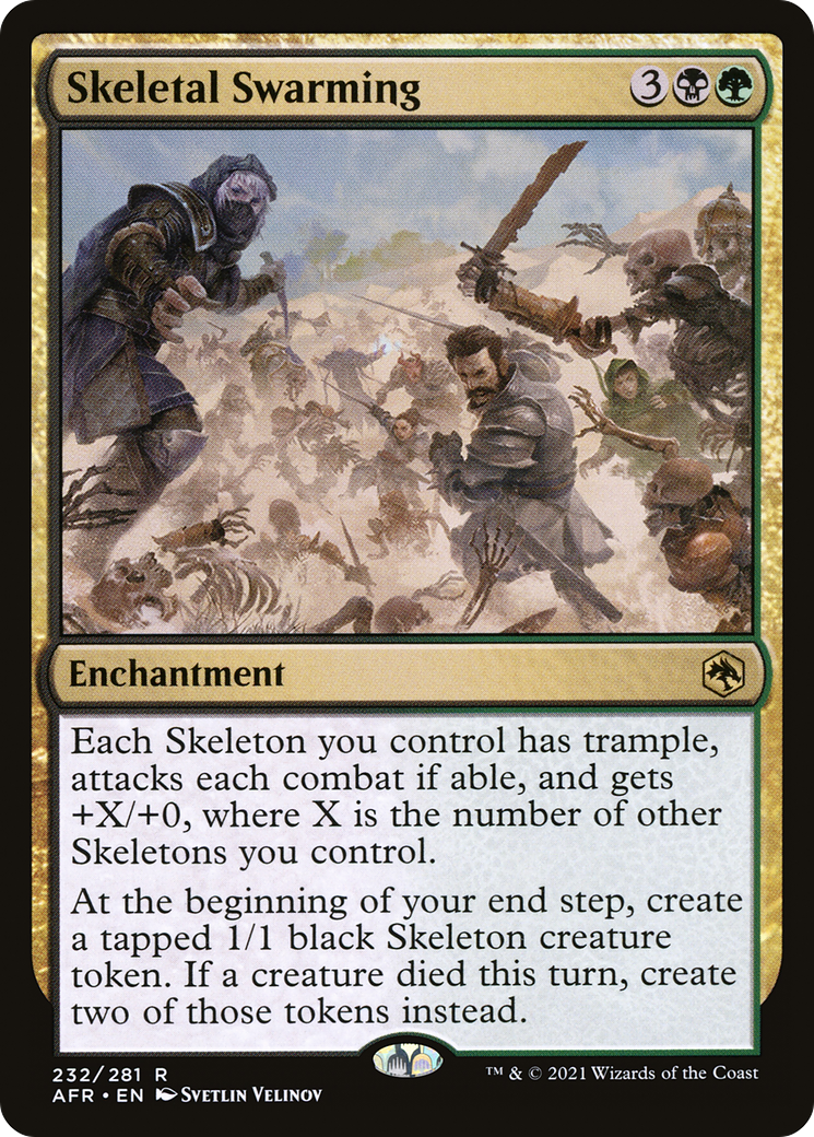 Skeletal Swarming (AFR-232) - Adventures in the Forgotten Realms