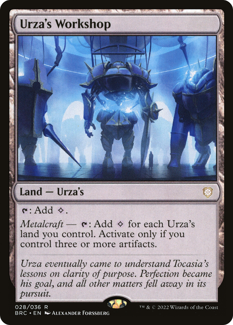 Urza's Workshop (BRC-028) - The Brothers' War Commander