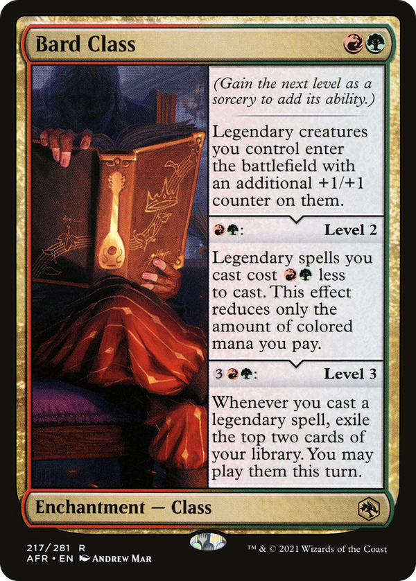 Bard Class (AFR-217) - Adventures in the Forgotten Realms