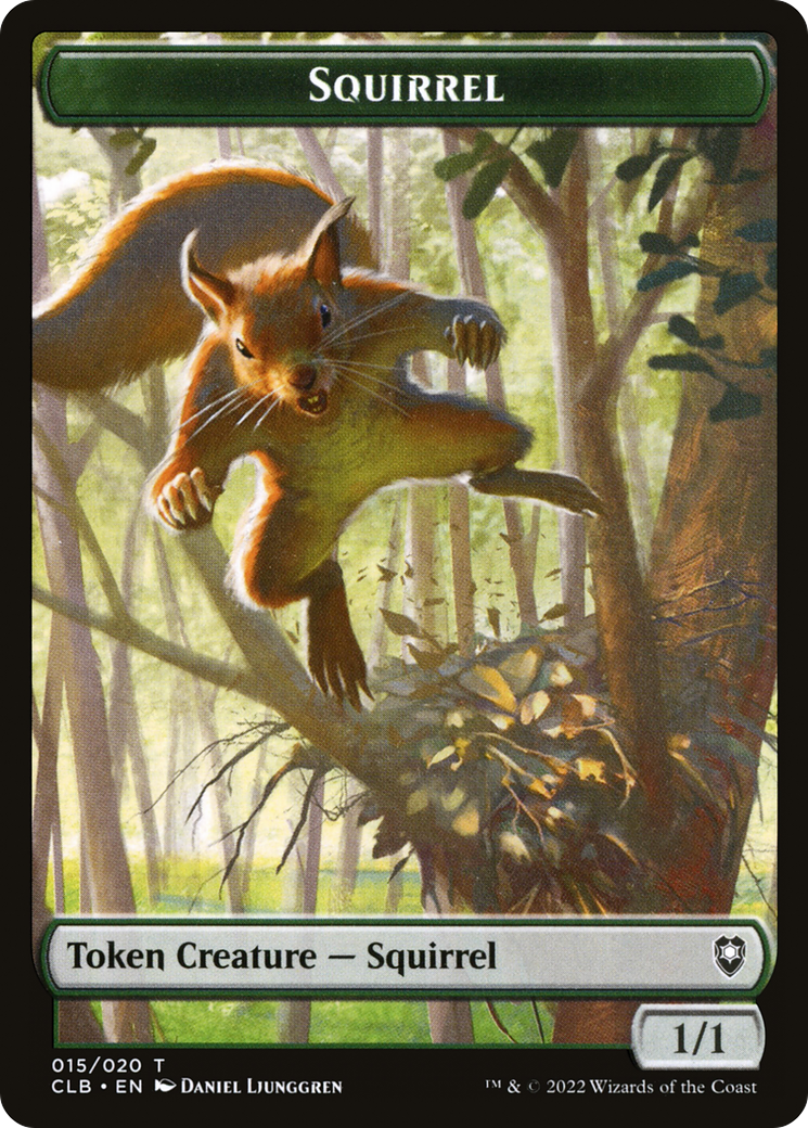 Squirrel Token (CLB-015) - Battle for Baldur's Gate Tokens