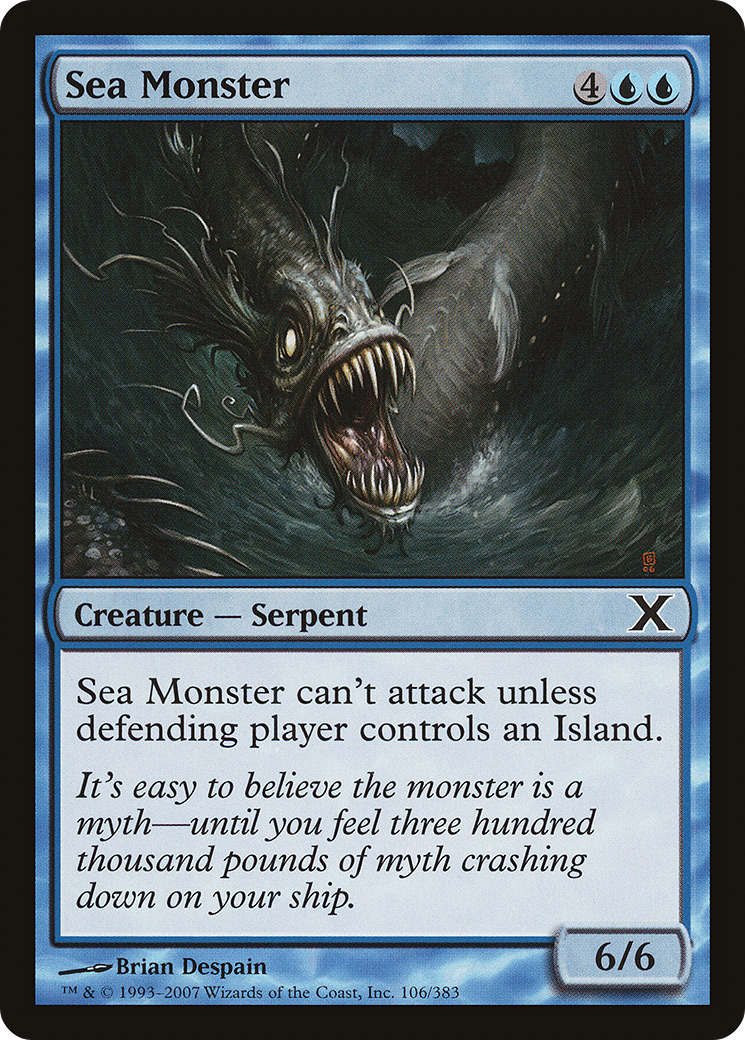 Sea Monster (10E-106) - Tenth Edition Foil