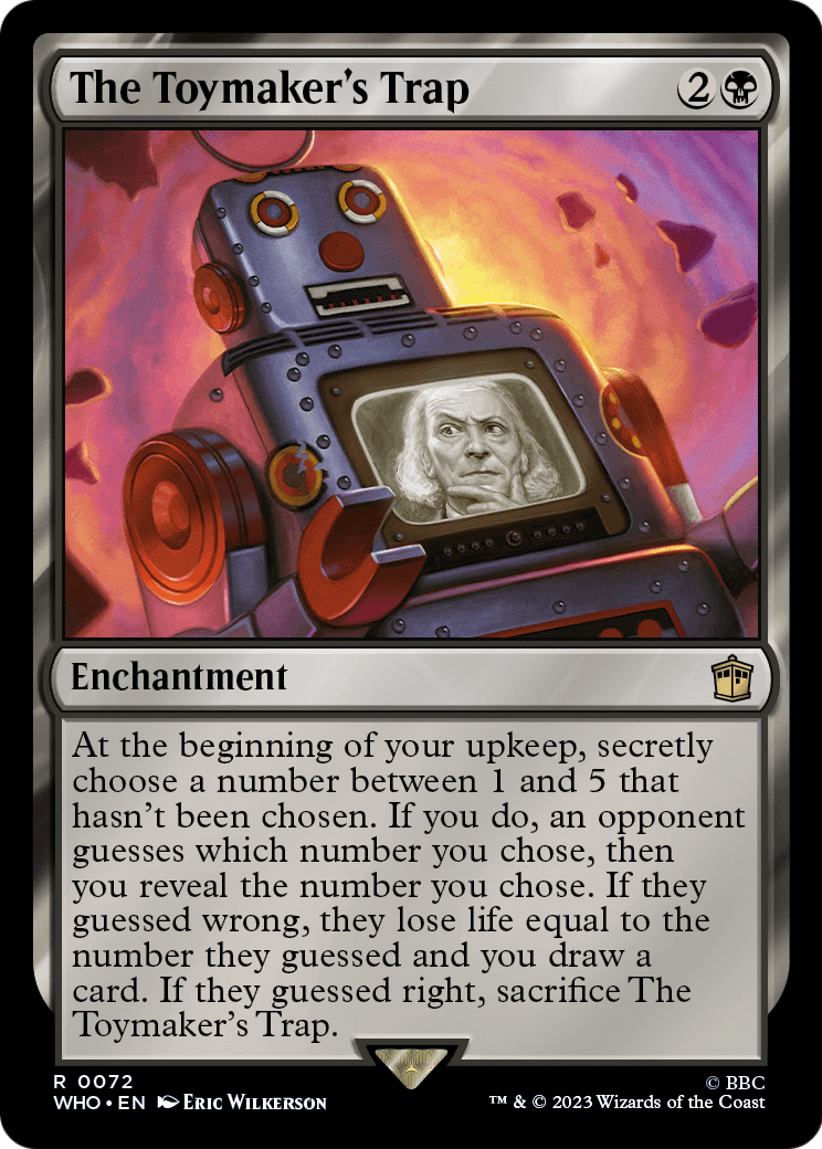 The Toymaker's Trap (WHO-072) - Doctor Who Foil
