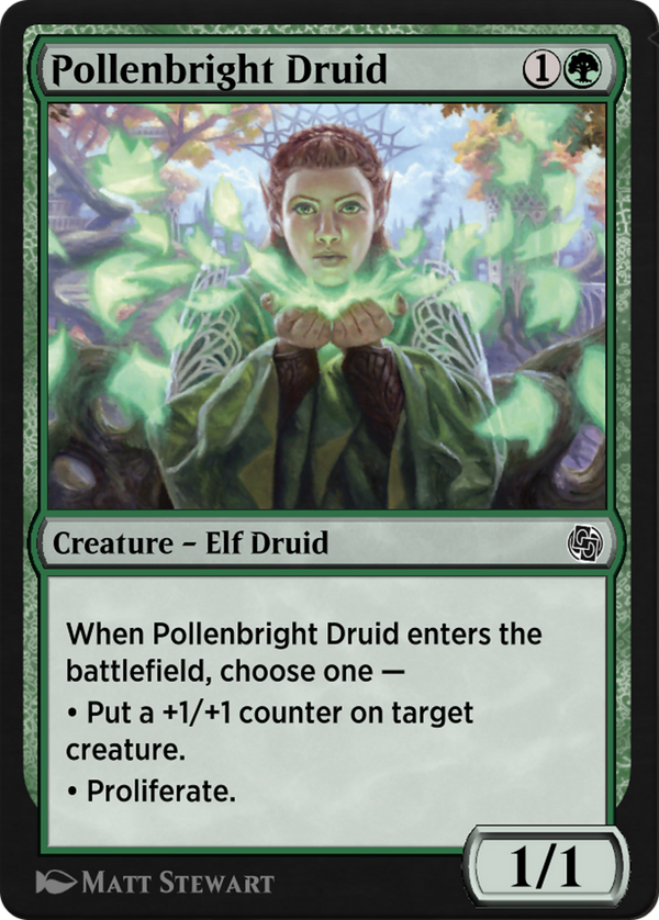 Pollenbright Druid (AJMP-173) - Jumpstart Arena Exclusives