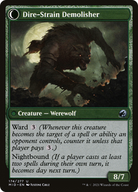 Burly Breaker (MID-174) - Innistrad: Midnight Hunt: (Double Faced Transform) Foil