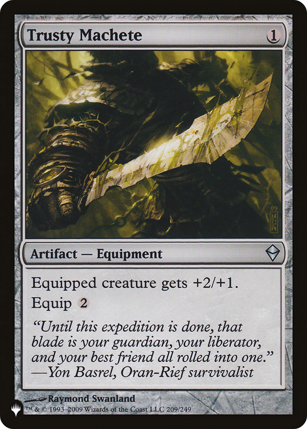 Trusty Machete (LIST-209/249) - The List