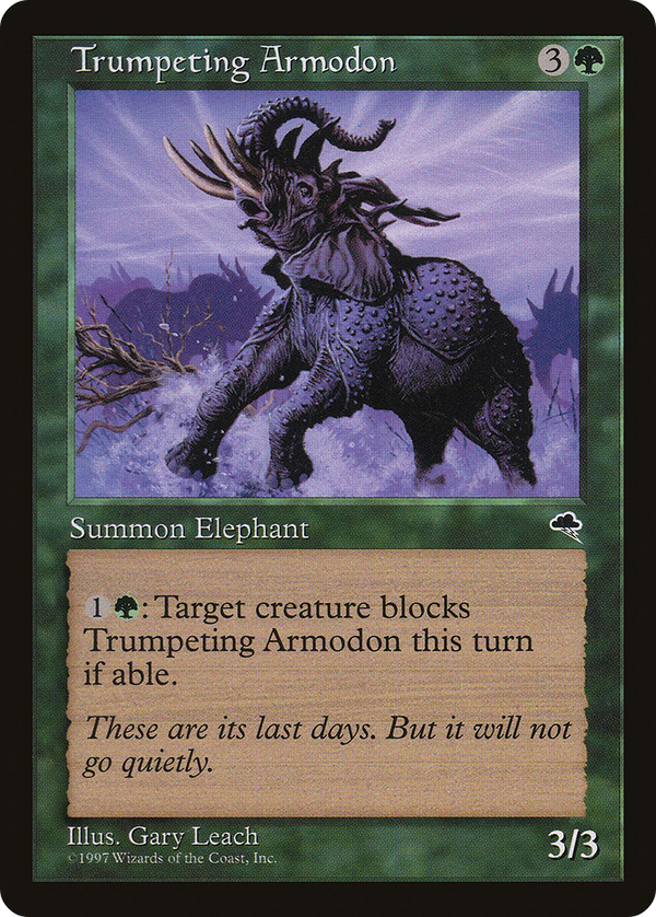 Trumpeting Armodon (TMP-262) - Tempest