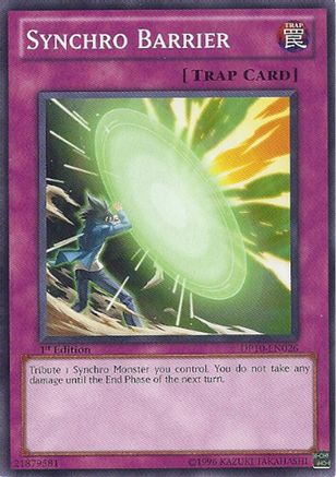 Synchro Barrier (DP10-EN026) - Duelist Pack 10: Yusei 3 1st Edition