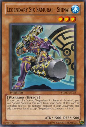 Legendary Six Samurai - Shinai (STOR-EN023) - Storm of Ragnarok Unlimited
