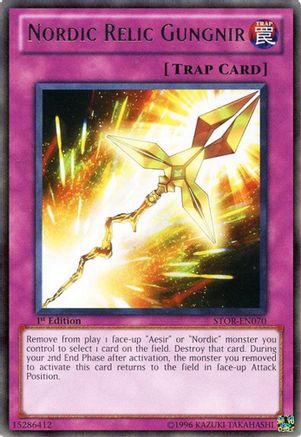 Nordic Relic Gungnir (STOR-EN070) - Storm of Ragnarok Unlimited