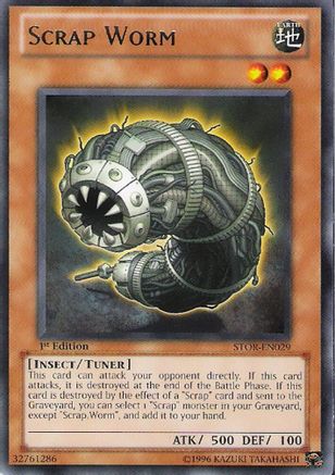Scrap Worm (STOR-EN029) - Storm of Ragnarok 1st Edition