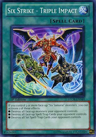Six Strike - Triple Impact (STOR-EN049) - Storm of Ragnarok Unlimited