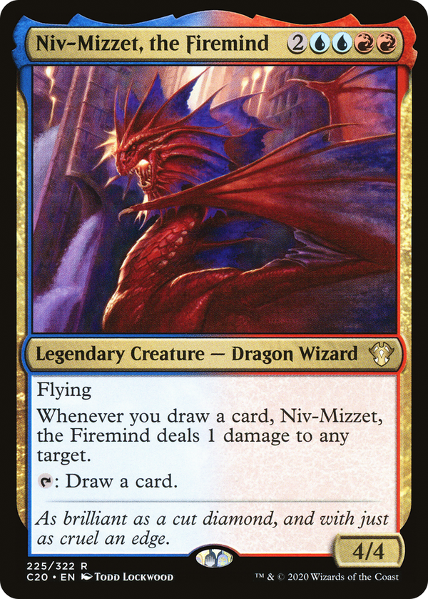 Niv-Mizzet, the Firemind (C20-225) - Commander 2020