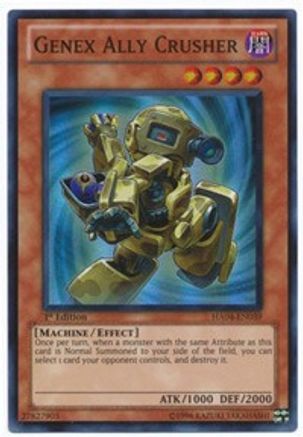 Genex Ally Crusher (HA04-EN039) - Hidden Arsenal 4 1st Edition