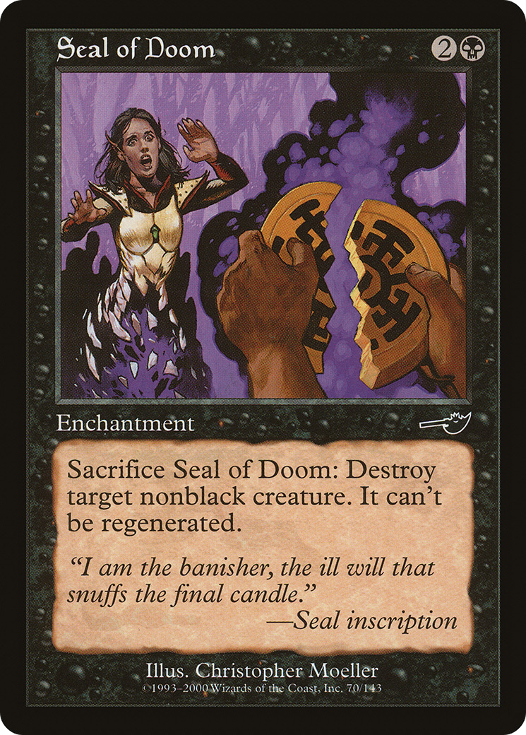 Seal of Doom (NMS-070) - Nemesis Foil