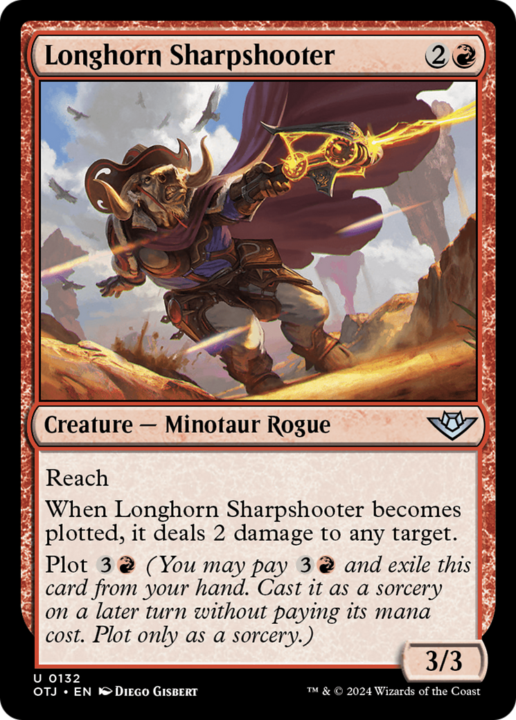 Longhorn Sharpshooter (OTJ-132) - Outlaws of Thunder Junction Foil