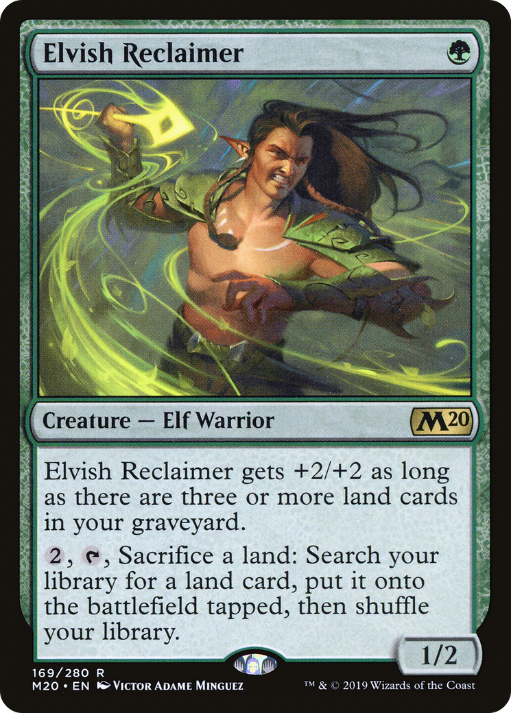 Elvish Reclaimer (M20-169) - Core Set 2020 Foil