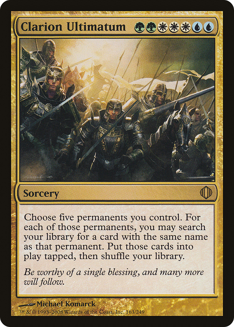 Clarion Ultimatum (ALA-163) - Shards of Alara Foil