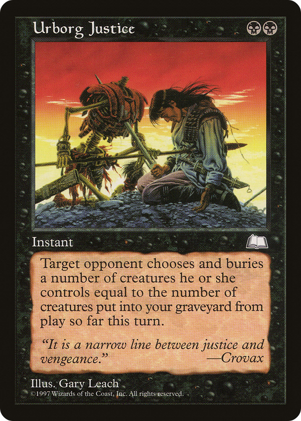 Urborg Justice (WTH-) - Weatherlight