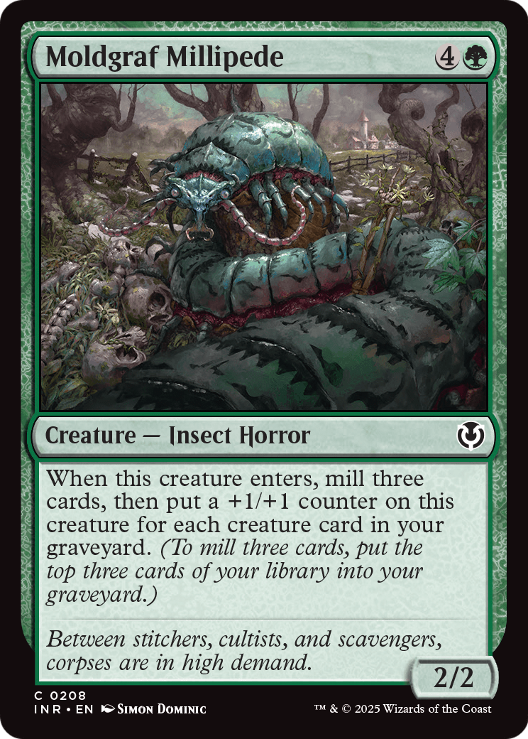 Moldgraf Millipede (INR-208) - Innistrad Remastered Foil