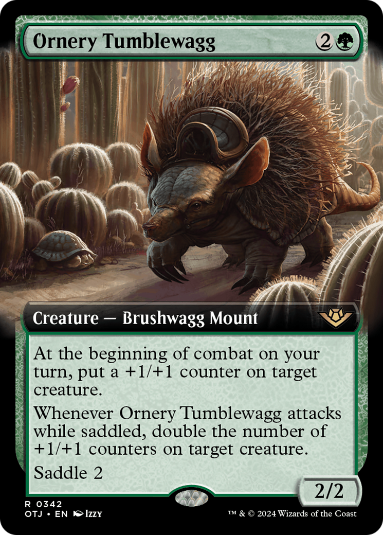 Ornery Tumblewagg (Extended Art) (OTJ-342) - Outlaws of Thunder Junction: (Extended Art) Foil