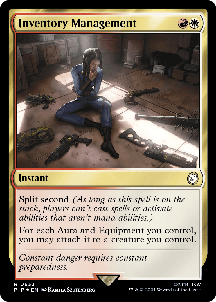 Inventory Management (Surge Foil) (PIP-633) - Fallout Foil