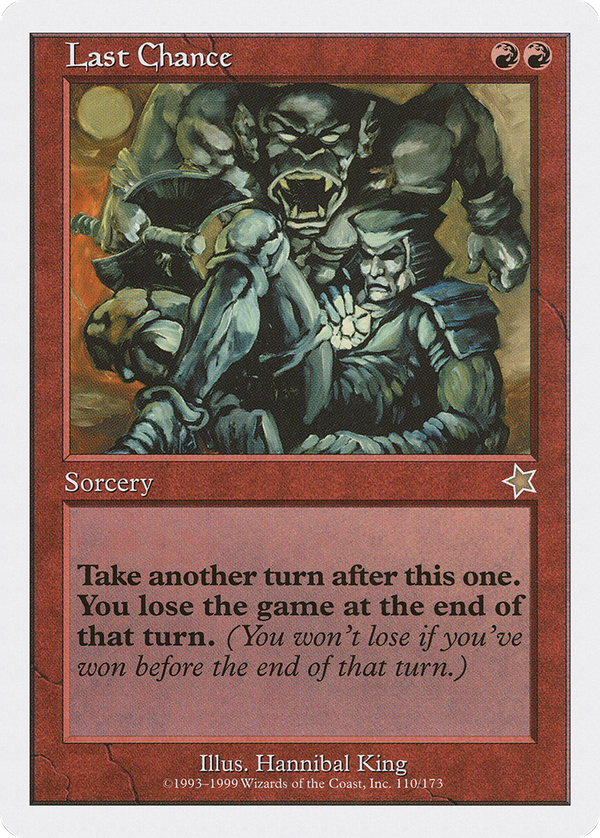 Last Chance (S99-110) - Starter 1999