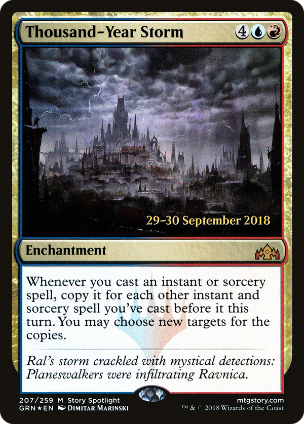 Thousand-Year Storm (PRE-207) - Guilds of Ravnica Promos Foil