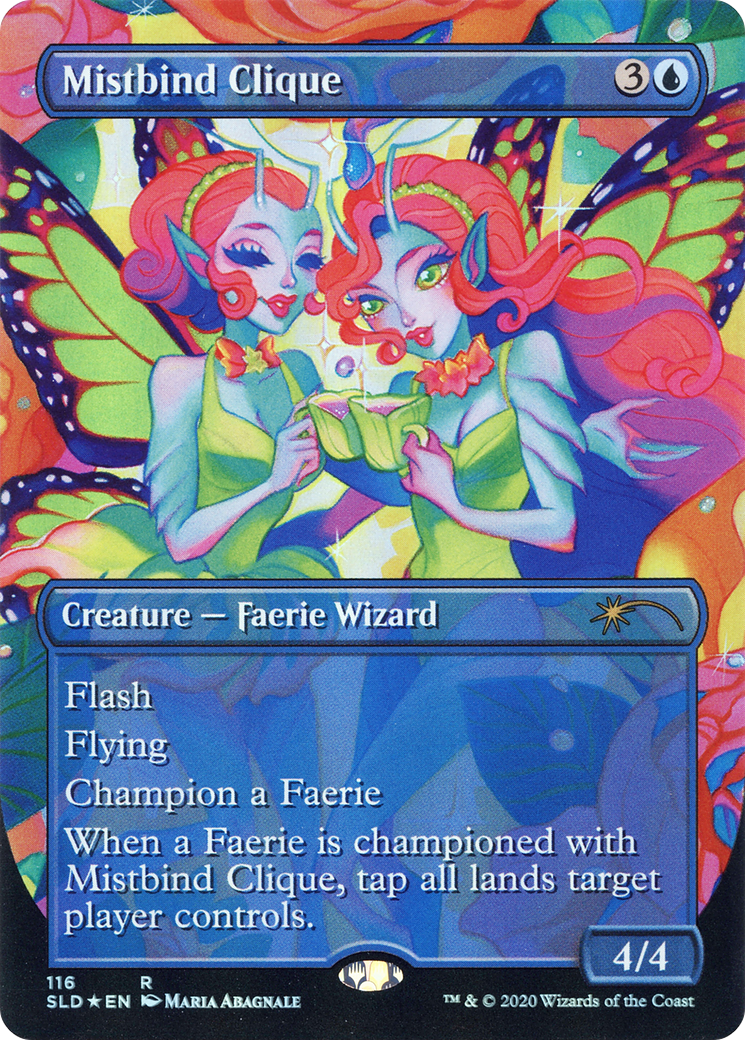 Mistbind Clique (SLD-116) - Secret Lair Drop (Borderless) Foil