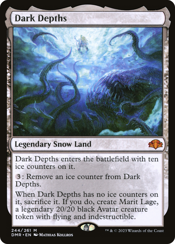 Dark Depths (DMR-244) - Dominaria Remastered: (snow) Foil