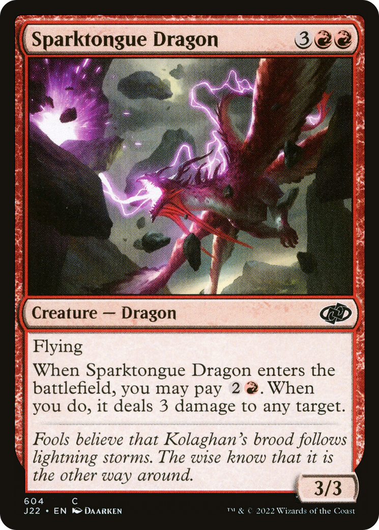 Sparktongue Dragon (J22-604) - Jumpstart 2022
