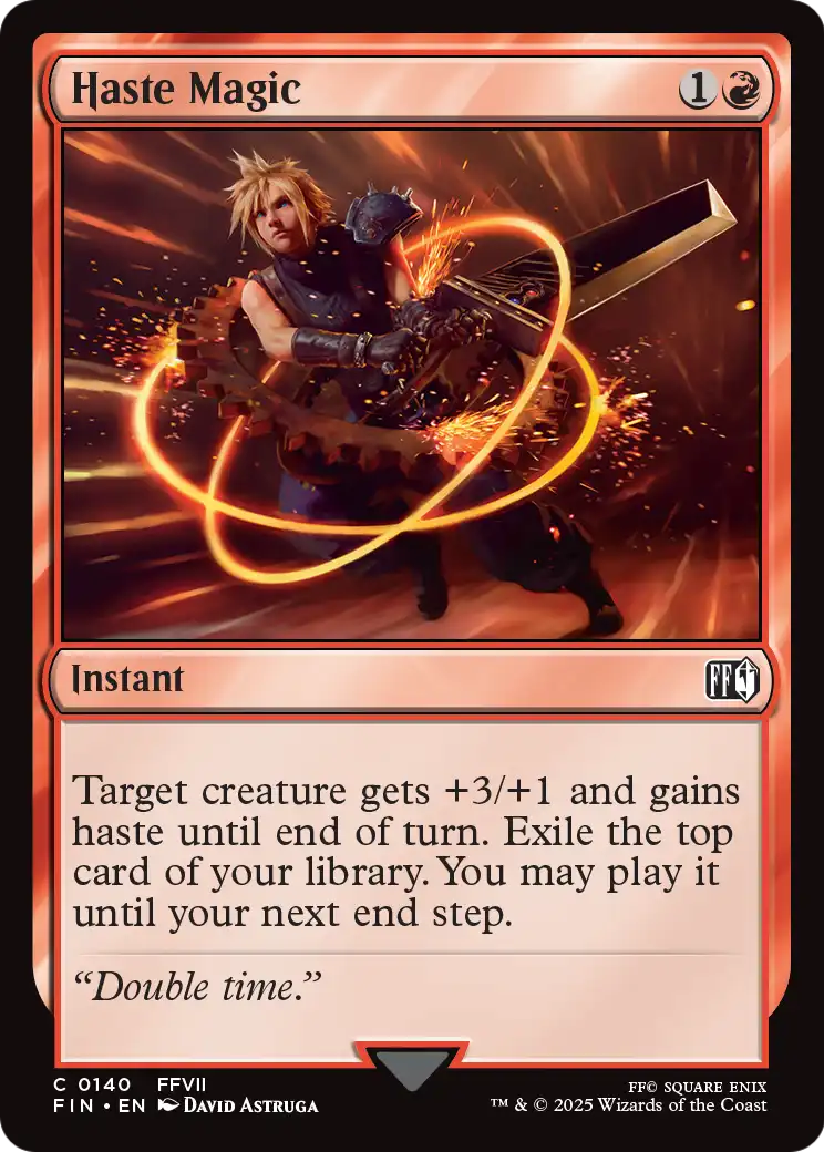 Haste Magic (FIN-140) - FINAL FANTASY Foil