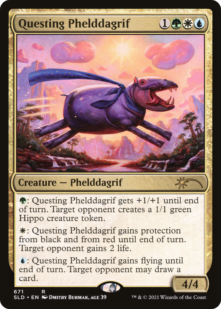 Questing Phelddagrif (671) (SLD-671) - Secret Lair Drop Foil