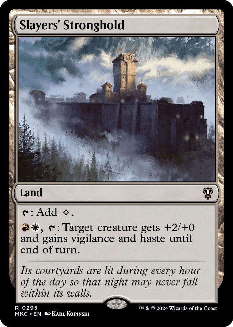 Slayers' Stronghold (MKC-295) - Murders at Karlov Manor Commander