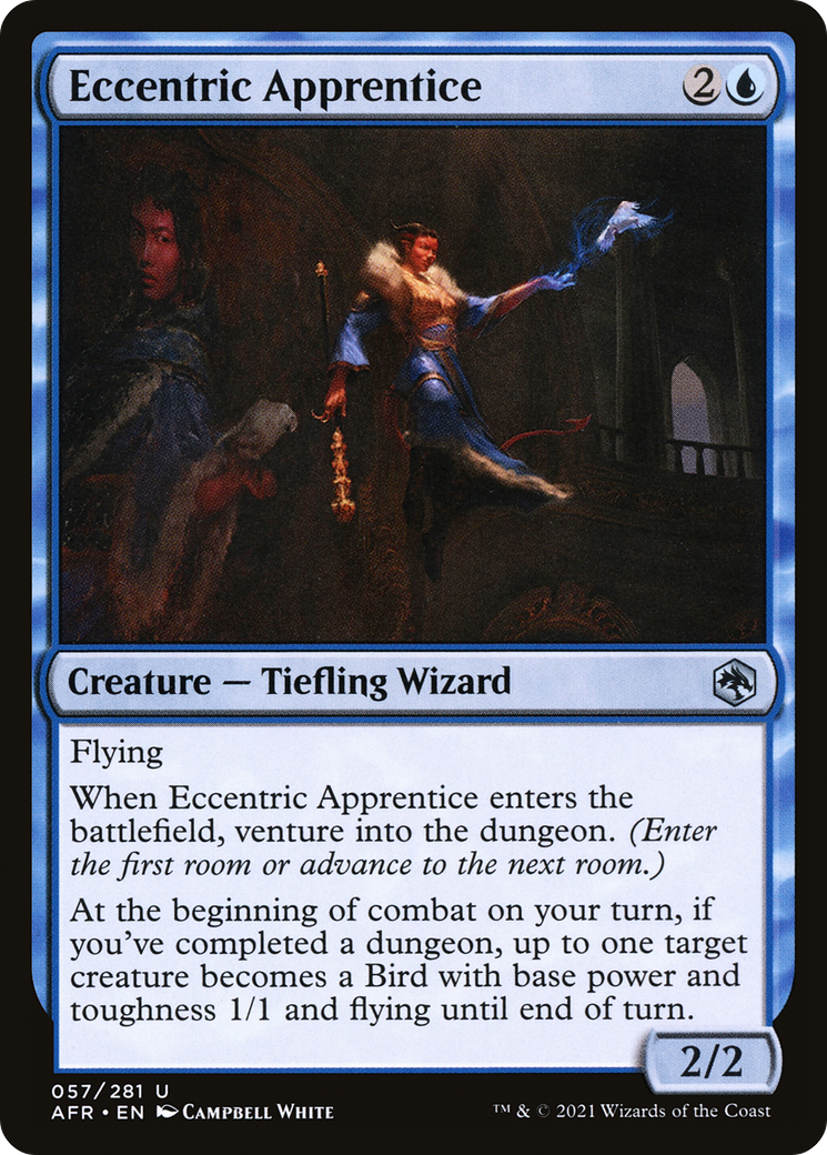 Eccentric Apprentice (AFR-057) - Adventures in the Forgotten Realms Foil