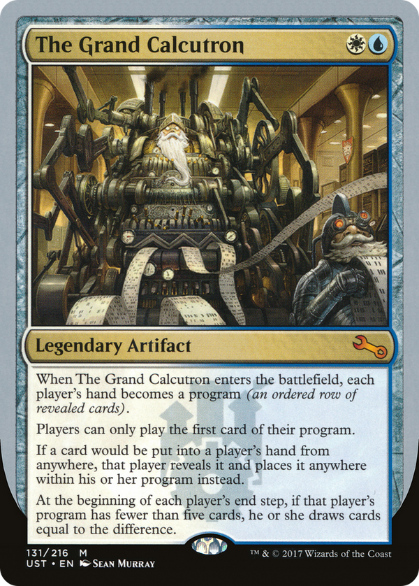 The Grand Calcutron (UST-131) - Unstable