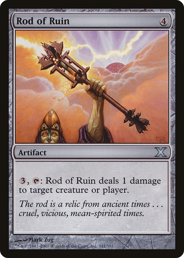 Rod of Ruin (10E-341) - Tenth Edition Foil